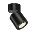 SLV 1003283 SUPROS Indoor LED Deckenaufbauleuchte rund schwarz 3000K 60° Reflektor CRI90 3380lm 