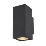 SLV 1003419 ENOLA SQUARE M UP/DOWN Outdoor LED Wandaufbauleuchte anthrazit 