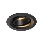 SLV 1003553 NUMINOS® MOVE M DL, Indoor LED Deckeneinbauleuchte schwarz/schwarz 2700 K 20° dreh- und schwenkbar 