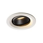 SLV 1003568 NUMINOS® MOVE DL M Indoor LED Deckeneinbauleuchte weiß/schwarz 2700K 40° drehbar schwenkbar 