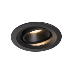 SLV 1003577 NUMINOS® MOVE M DL, Indoor LED Deckeneinbauleuchte schwarz/schwarz 3000 K 20° dreh- und schwenkbar 