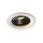 SLV 1003589 NUMINOS® MOVE M DL, Indoor LED Deckeneinbauleuchte weiß/schwarz 3000 K 20° dreh- und schwenkbar 
