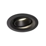SLV 1003601 NUMINOS® MOVE M DL, Indoor LED Deckeneinbauleuchte schwarz/schwarz 4000 K 20° dreh- und schwenkbar 