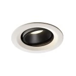 SLV 1003613 NUMINOS® MOVE DL M Indoor LED Deckeneinbauleuchte weiß/schwarz 4000K 20° drehbar schwenkbar 