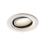 SLV 1003620 NUMINOS® MOVE M DL, Indoor LED Deckeneinbauleuchte weiß/weiß 4000 K 55° dreh- und schwenkbar 