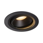 SLV 1003625 NUMINOS® MOVE L DL, Indoor LED Deckeneinbauleuchte schwarz/schwarz 2700 K 20° dreh- und schwenkbar 