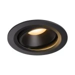SLV 1003628 NUMINOS® MOVE L DL, Indoor LED Deckeneinbauleuchte schwarz/schwarz 2700 K 40° dreh- und schwenkbar 