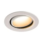 SLV 1003641 NUMINOS® MOVE DL L Indoor LED Deckeneinbauleuchte weiß/weiß 2700K 40° drehbar schwenkbar 