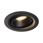 SLV 1003652 NUMINOS® MOVE DL L Indoor LED Deckeneinbauleuchte schwarz/schwarz 3000K 40° drehbar schwenkbar 