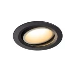 SLV 1003656 NUMINOS® MOVE DL L Indoor LED Deckeneinbauleuchte schwarz/weiß 3000K 55° drehbar schwenkbar 