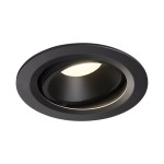 SLV 1003673 NUMINOS® MOVE L DL, Indoor LED Deckeneinbauleuchte schwarz/schwarz 4000 K 20° dreh- und schwenkbar 