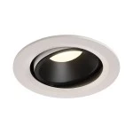SLV 1003685 NUMINOS® MOVE DL L Indoor LED Deckeneinbauleuchte weiß/schwarz 4000K 20° drehbar schwenkbar 