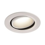 SLV 1003692 NUMINOS® MOVE L DL, Indoor LED Deckeneinbauleuchte weiß/weiß 4000 K 55° dreh- und schwenkbar 