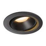 SLV 1003697 NUMINOS® MOVE DL XL Indoor LED Deckeneinbauleuchte schwarz/schwarz 2700K 20° drehbar schwenkbar 