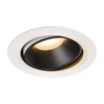 SLV 1003709 NUMINOS® MOVE DL XL Indoor LED Deckeneinbauleuchte weiß/schwarz 2700K 20° drehbar schwenkbar 