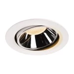 SLV 1003711 NUMINOS® MOVE DL XL Indoor LED Deckeneinbauleuchte weiß/chrom 2700K 20° drehbar schwenkbar 