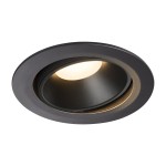 SLV 1003721 NUMINOS® MOVE DL XL Indoor LED Deckeneinbauleuchte schwarz/schwarz 3000K 20° drehbar schwenkbar 