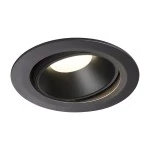 SLV 1003745 NUMINOS® MOVE XL DL, Indoor LED Deckeneinbauleuchte schwarz/schwarz 4000 K 20° dreh- und schwenkbar 