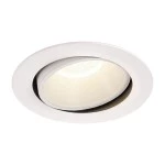 SLV 1003758 NUMINOS® MOVE XL DL, Indoor LED Deckeneinbauleuchte weiß/weiß 4000 K 20° dreh- und schwenkbar 