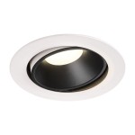 SLV 1003760 NUMINOS® MOVE DL XL Indoor LED Deckeneinbauleuchte weiß/schwarz 4000K 40° drehbar schwenkbar 