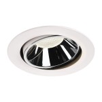 SLV 1003762 NUMINOS® MOVE DL XL Indoor LED Deckeneinbauleuchte weiß/chrom 4000K 40° drehbar schwenkbar 