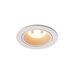 SLV 1003788 NUMINOS® S DL, Indoor LED Deckeneinbauleuchte weiß/weiß 2700 K 55° inkl. Blattfedern 