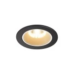 SLV 1003794 NUMINOS® DL S Indoor LED Deckeneinbauleuchte schwarz/weiß 3000K 20° inkl. Blattfedern 