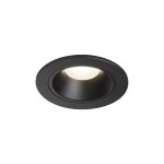 SLV 1003817 NUMINOS® DL S Indoor LED Deckeneinbauleuchte schwarz/schwarz 4000K 20° inkl. Blattfedern 