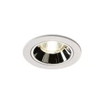SLV 1003831 NUMINOS® DL S Indoor LED Deckeneinbauleuchte weiß/chrom 4000K 20° inkl. Blattfedern 