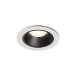 SLV 1003832 NUMINOS® DL S Indoor LED Deckeneinbauleuchte weiß/schwarz 4000K 40° inkl. Blattfedern 