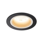 SLV 1003845 NUMINOS® M DL, Indoor LED Deckeneinbauleuchte schwarz/weiß 2700 K 40° 
