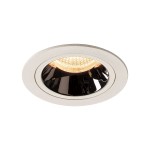 SLV 1003855 NUMINOS® DL M Indoor LED Deckeneinbauleuchte weiß/chrom 2700K 20° 