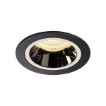SLV 1003867 NUMINOS® DL M Indoor LED Deckeneinbauleuchte schwarz/chrom 3000K 20° 