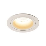 SLV 1003878 NUMINOS® M DL, Indoor LED Deckeneinbauleuchte weiß/weiß 3000 K 20° 