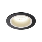 SLV 1003893 NUMINOS® M DL, Indoor LED Deckeneinbauleuchte schwarz/weiß 4000 K 40° 