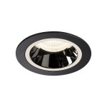 SLV 1003894 NUMINOS® M DL, Indoor LED Deckeneinbauleuchte schwarz/chrom 4000 K 40° 