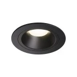 SLV 1003895 NUMINOS® DL M Indoor LED Deckeneinbauleuchte schwarz/schwarz 4000K 55° 