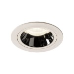 SLV 1003909 NUMINOS® M DL, Indoor LED Deckeneinbauleuchte weiß/chrom 4000 K 55° 