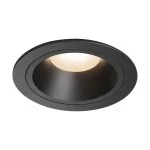 SLV 1003937 NUMINOS® L DL, Indoor LED Deckeneinbauleuchte schwarz/schwarz 3000 K 20° 
