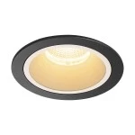 SLV 1003944 NUMINOS® L DL, Indoor LED Deckeneinbauleuchte schwarz/weiß 3000 K 55° 