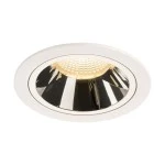 SLV 1003954 NUMINOS® L DL, Indoor LED Deckeneinbauleuchte weiß/chrom 3000 K 40° 