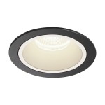 SLV 1003962 NUMINOS® L DL, Indoor LED Deckeneinbauleuchte schwarz/weiß 4000 K 20° 