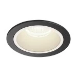 SLV 1003965 NUMINOS® DL L Indoor LED Deckeneinbauleuchte schwarz/weiß 4000K 40° 