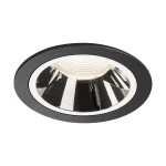 SLV 1003969 NUMINOS® L DL, Indoor LED Deckeneinbauleuchte schwarz/chrom 4000 K 55° 