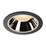 SLV 1003990 NUMINOS® DL XL Indoor LED Deckeneinbauleuchte schwarz/chrom 2700K 40° 