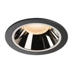 SLV 1003990 NUMINOS® XL DL, Indoor LED Deckeneinbauleuchte schwarz/chrom 2700 K 40° 