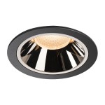 SLV 1003993 NUMINOS® XL DL, Indoor LED Deckeneinbauleuchte schwarz/chrom 2700 K 55° 