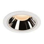 SLV 1003999 NUMINOS® DL XL Indoor LED Deckeneinbauleuchte weiß/chrom 2700K 20° 