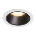 SLV 1004003 NUMINOS® XL DL, Indoor LED Deckeneinbauleuchte weiß/schwarz 2700 K 55° 