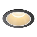SLV 1004010 NUMINOS® XL DL, Indoor LED Deckeneinbauleuchte schwarz/weiß 3000 K 20° 